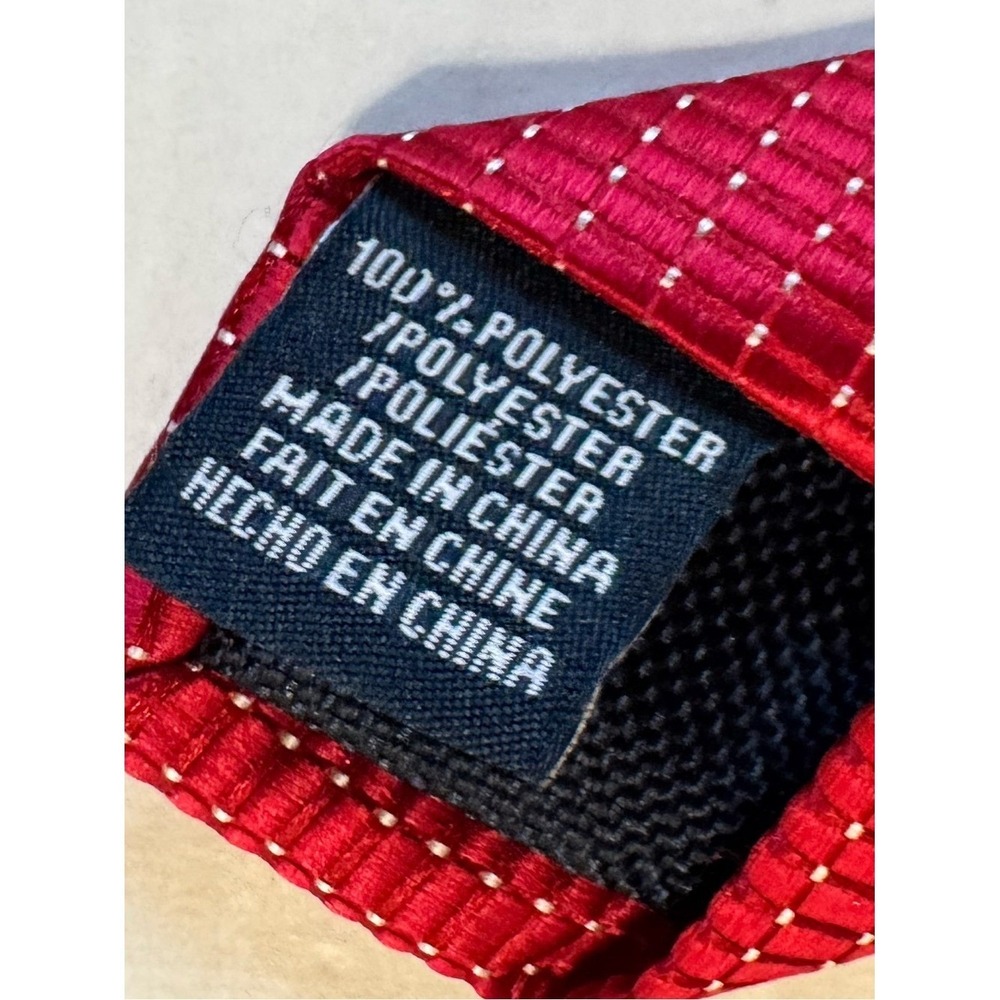 Nautica Mens Tie Luxe Old Money Quiet Luxury Preppy Wedding Red - Picture 4 of 6